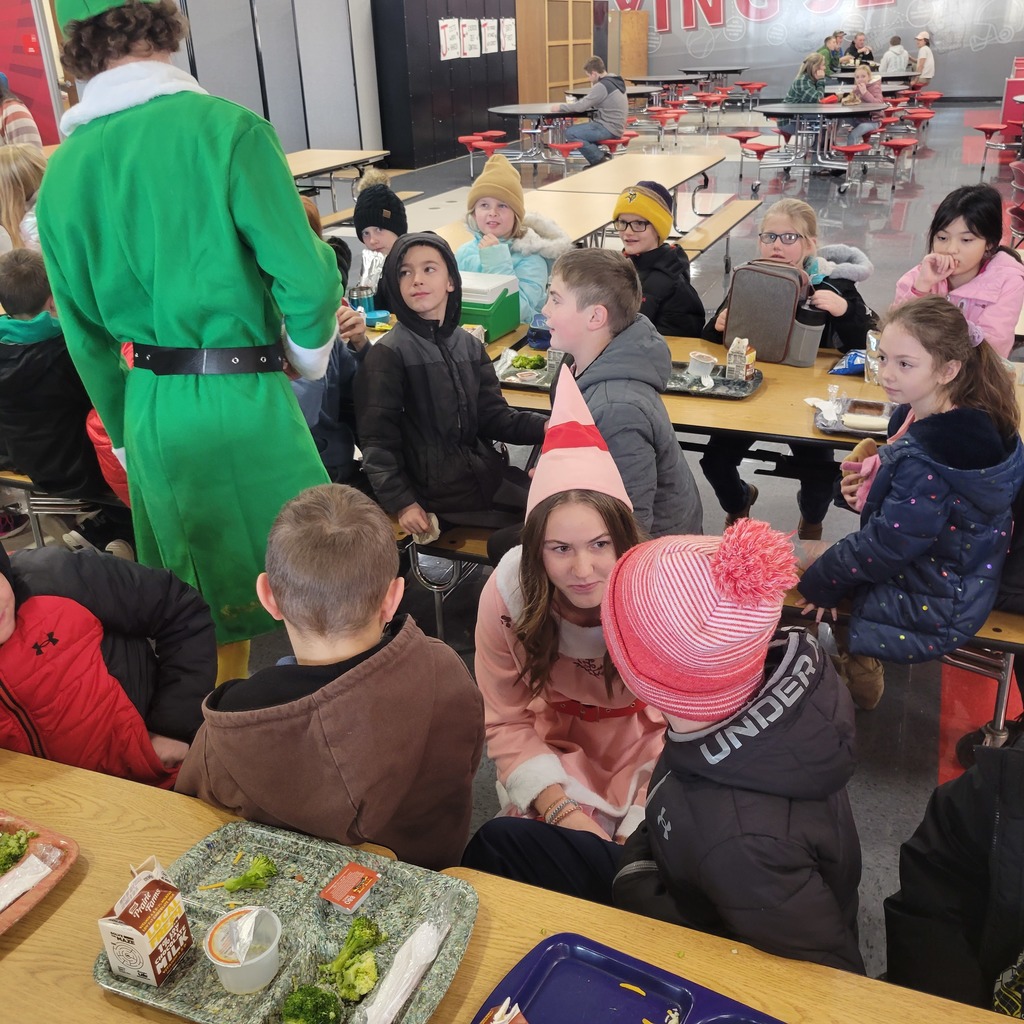 ELF Cast visits ELEM lunch